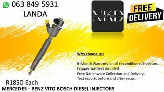 MAHINDRA SCORPIO DIESEL INJECTORS RECON SAME DAY