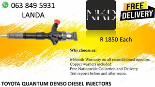 HYUNDAI H100 MECHANICAL DIESEL INJECTORS RECON SAME DAY