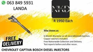 Chevrolet Diesel Injectors Recon Same Day