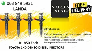 MERCEDES BENZ VITO DIESEL INJECTORS RECON SAME DAY