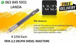 TOYOTA 2KD DIESEL INJECTORS RECON SAME DAY