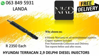 MITSUBISHI TRITON 3.2 DIESEL INJECTORS RECON SAME DAY