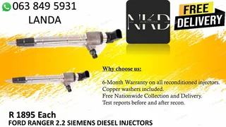 KIA 2500 DIESEL INJECTORS RECON SAME DAY
