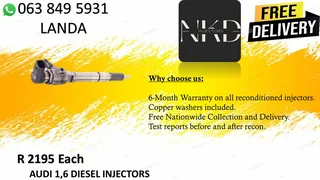 FORD RANGER 3.0 DIESEL INJECTORS RECON SAME DAY