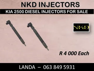 Kia 2500 Diesel Injectors Brand New