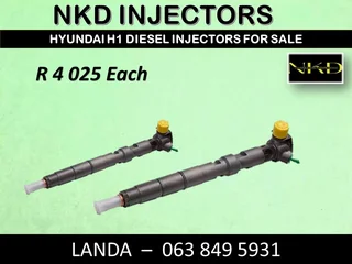 HYUNDAI H1 2.5 DIESEL INJECTORS BRAND NEW