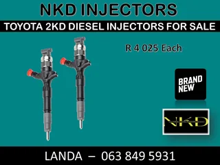 KIA 2500 DIESEL INJECTORS FOR SALE BRAND NEW