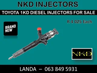 KIA 2500 DIESEL INJECTORS FOR SALE BRAND NEW