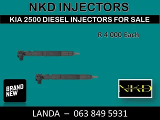 Kia 2500 Diesel Injectors For Sale Brand New