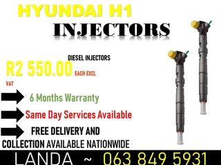Hyundai H1 Diesel Injectors For Sale Or Recon Your Originals