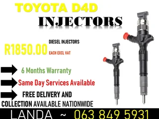 SSANGYONG 2.0 DIESEL INJECTORS FOR SALE OR RECON YOUR ORIGINALS