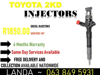 TOYOTA QUANTUM DIESEL INJECTORS FOR SALE OR RECON YOUR ORIGINALS