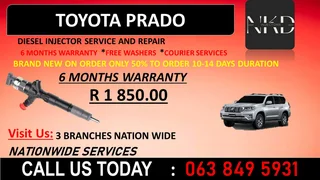 Toyota Prado Sameday Injectors Recon