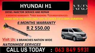 Hyundai H1 Sameday Injectors Recon
