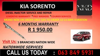 SSANGYONG 2.0 SAMEDAY INJECTORS RECON