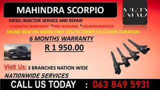 Mahindra Scorpio Sameday Injectors Recon
