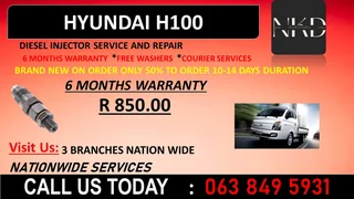 Hyundai H100 Sameday Injectors Recon
