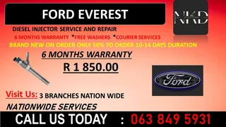 Ford Everest Sameday Injectors Recon