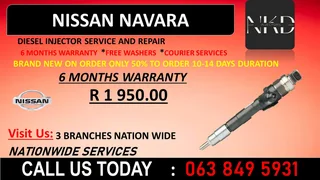 Nissan Navara Sameday Injectors Recon