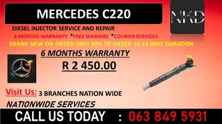 Mercedes C220 Sameday Injectors Recon