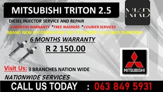 Mitsubishi Triton 2.5 Diesel Injectors For Sale Nationwide