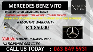 Mercedes Benz Vito Diesel Injectors For Sale Nationwide