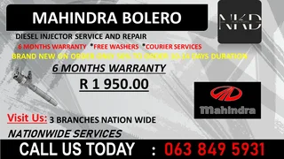Mahindra Bolero Diesel Injectors For Sale Nationwide