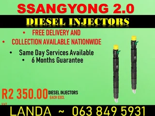 Ssangyong Diesel Injectors For Sale 6 Months Warranty