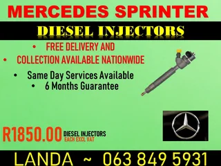 Mercedes Benz Sprinter Diesel Injectors For Sale 6 Months Warranty
