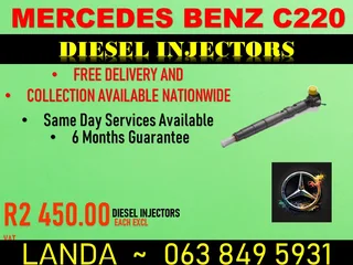 Mercedes C220 Diesel Injectors For Sale 6 Months Warranty