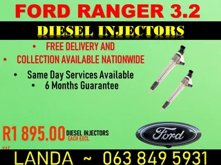 Ford Ranger 3.2 Diesel Injectors For Sale 6 Months Warranty
