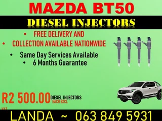 Mazda Bt50 Diesel Injectors For Sale 6 Months Warranty