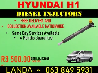 Hyundai H1 New Diesel Injectors For Sale 6 Months Warranty