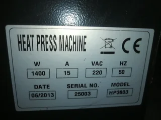 T-shirt heat press