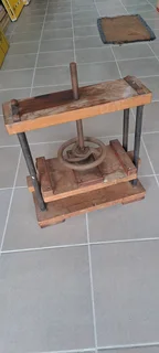 Antique book press