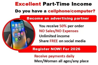 Fantastic Part-Time Income. Do you have a cellphone/computer? Only 15minutes/week from your home