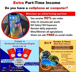 Extra Part-Time Income. Do you have a cellphone/computer? Only 15min/week from your home.