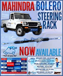 Mahindra Scorpio And Bolero Steering Racks Now Available