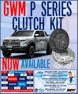 Clutch Kits For Your Gwm Steeds And P Series Bakkies
