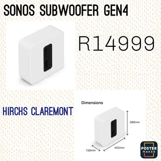 Sonos sub gen 4