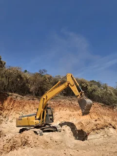We hire excavators