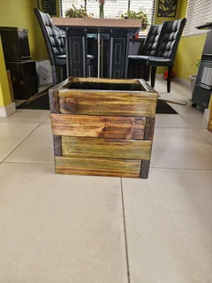 Solid Wooden Colour Saturated Planter