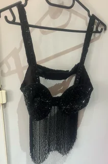 BELLY DANCING OUTFIT HAND BEADED IMPORTED FROM DUBAI ONESIZE