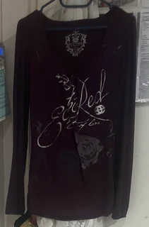 ECHO RED PURPLE LONG SLEEVE T-SHIRT SIZE LARGE