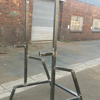 Big boy heavy-duty squat rack set up