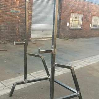 Big boy heavy-duty squat rack set up