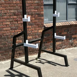 Big boy heavy-duty squat rack set up