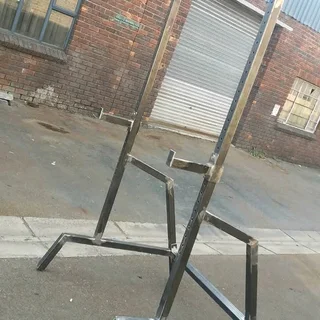 Big boy heavy-duty squat rack set up