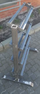 Superior  4 tier dumbbell rack set up