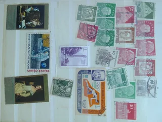 Vintage stamp collection